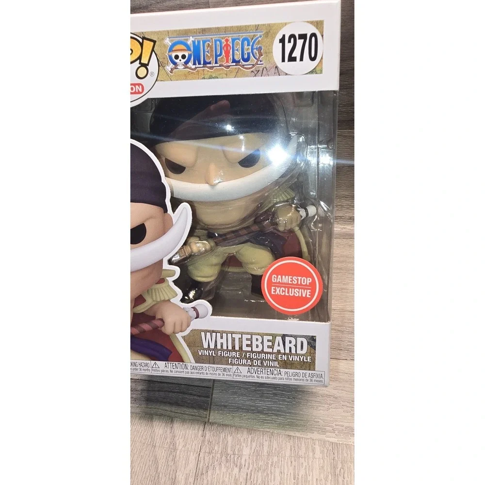 Funko Pop! One Piece Whitebeard Crunchy Roll #1270 Figure Gamestop Exclusive